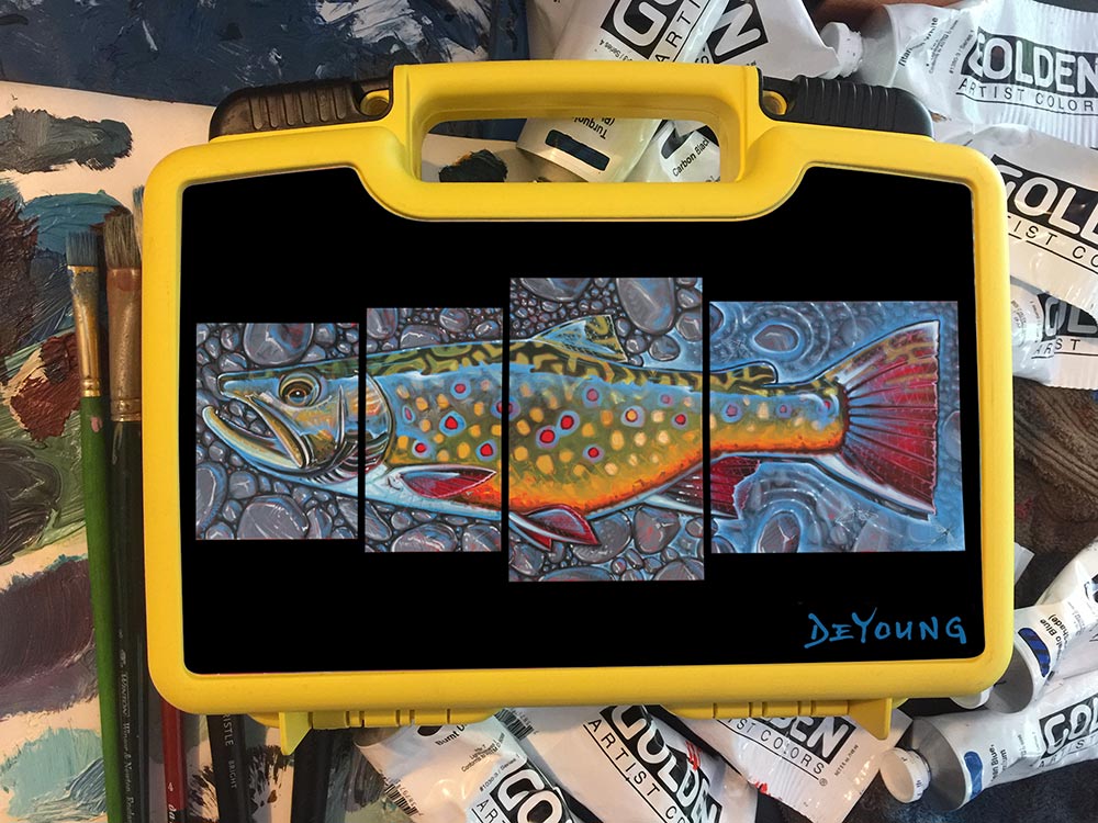 4 Panel Brookie - Cliff's Bugger Beast Jr. Fly Box