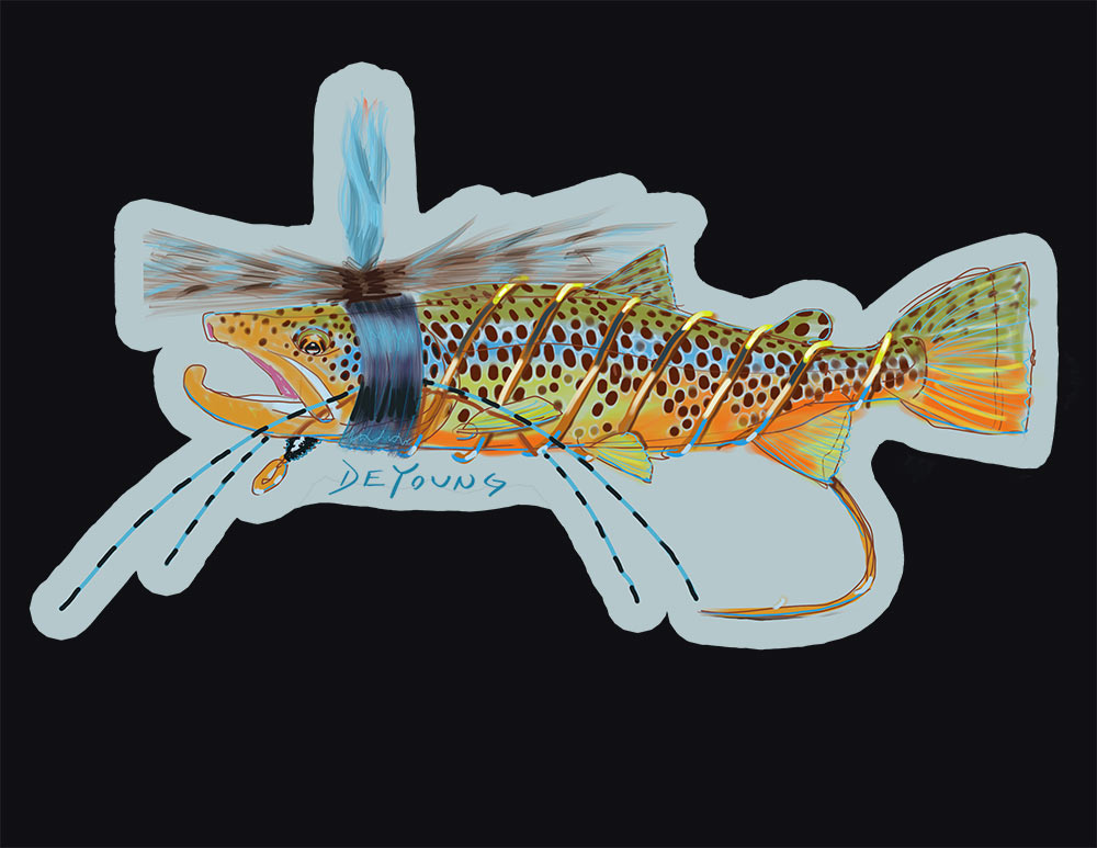 Fly Fishing Decal
